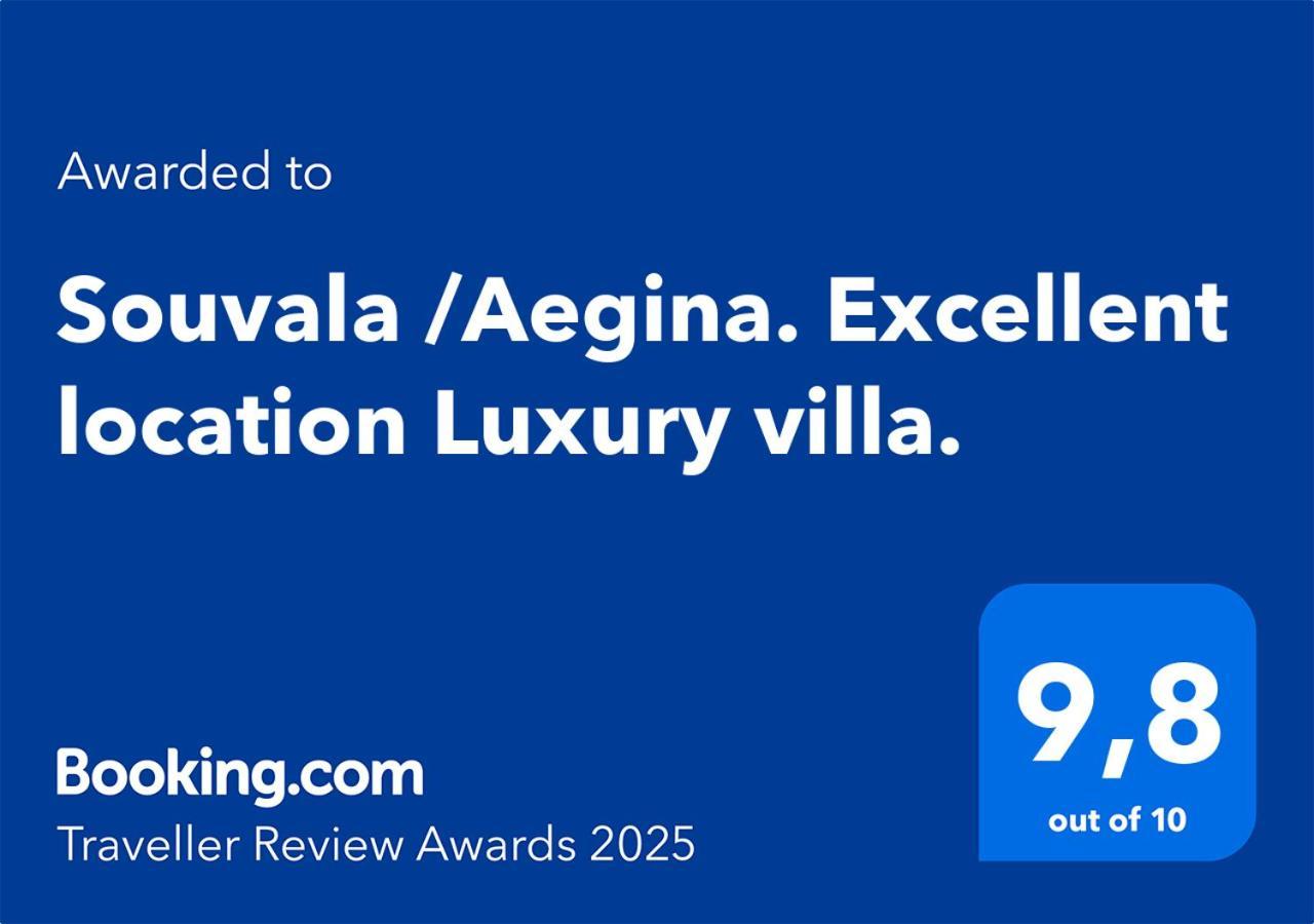 Souvala /Aegina. Excellent location Luxury villa. Vathí Esterno foto
